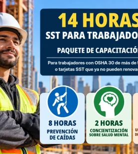 Paquete de Capacitación SST de 14 Horas en Español